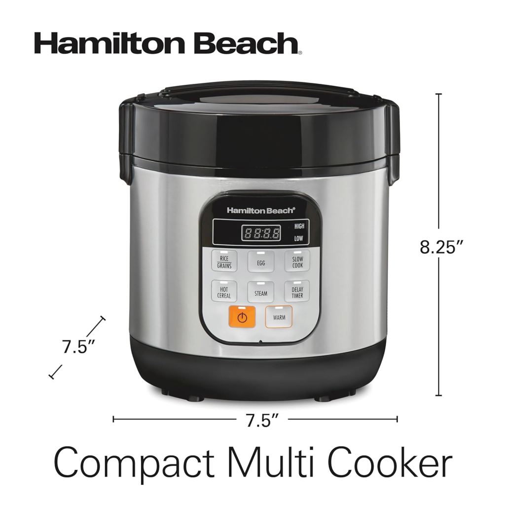 Hamilton Beach Digital Programmable Rice Cooker