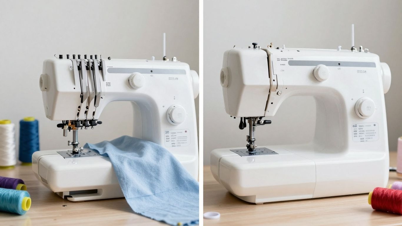 Serger vs Sewing Machine Explained Pros, Cons, and Uses