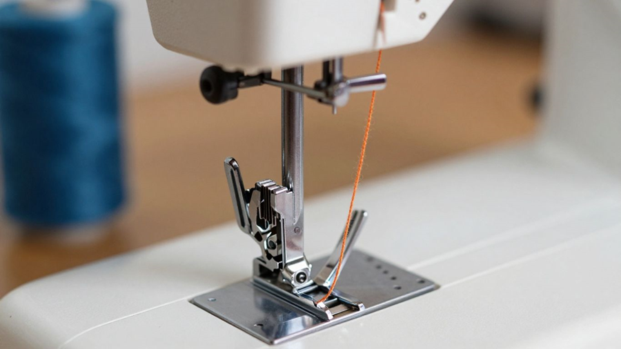 Supplies needed for threading a sewing machine