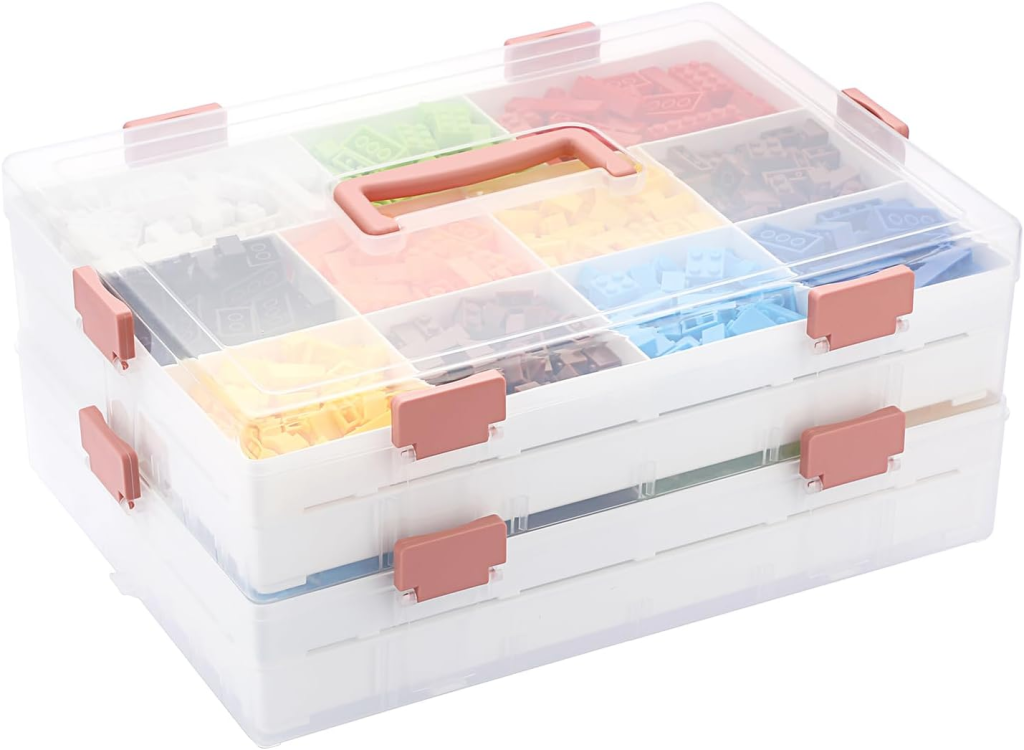 BTSKY 3-Layer Plastic Dividing Storage Box