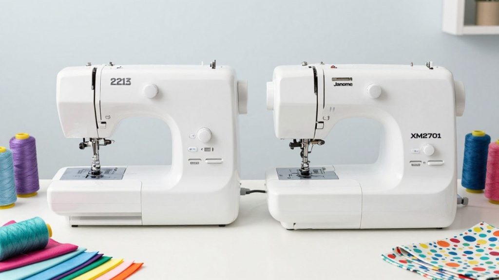 Janome 2212 vs Brother XM2701