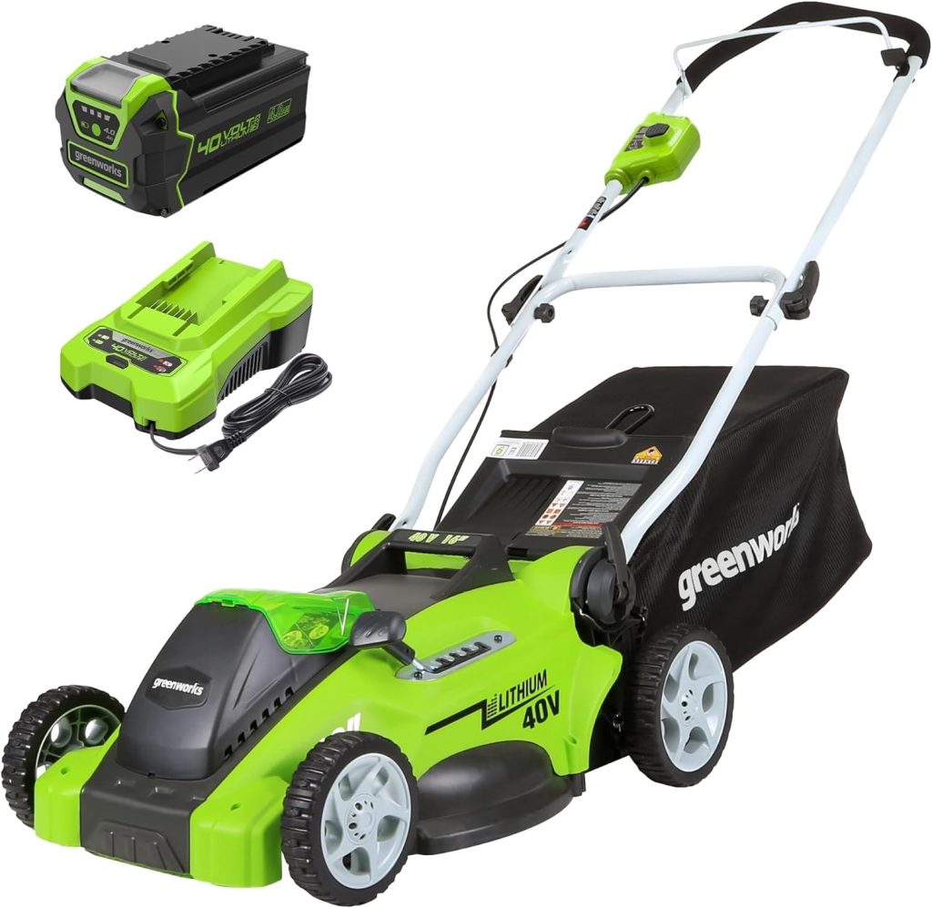 Greenworks 40V 16-Inch Cordless Lawn Mower — Best Lawn Mower for Small Yards