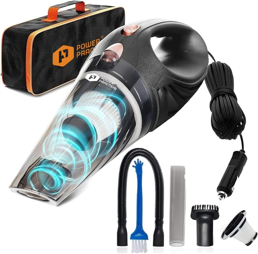 6. THISWORX Car Vacuum Cleaner: Best 12V Corded Car Vacuum