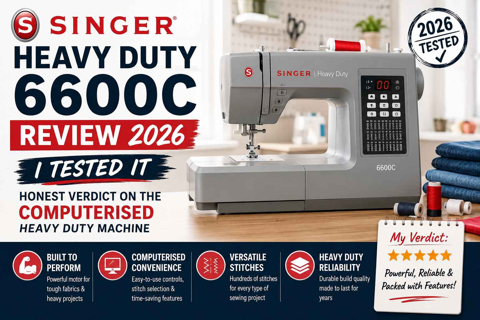 Singer heavy Duty 6600C