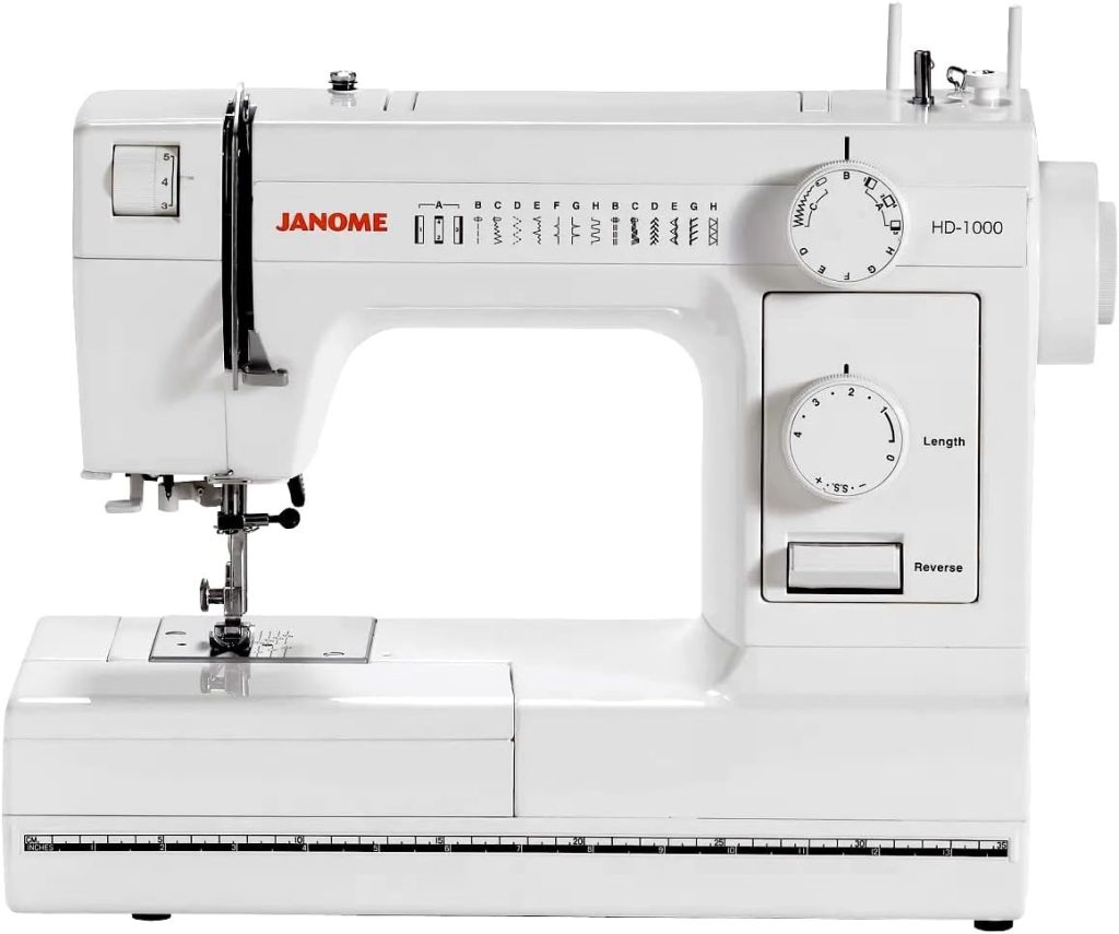 Best Budget Machine: Janome HD1000 Heavy-Duty Sewing Machine