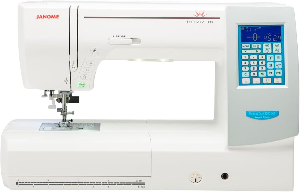 Best for Large Projects: Janome Memory Craft 8200QCP