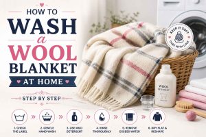 How to Wash a Wool Blanket at Home: Step by Step
