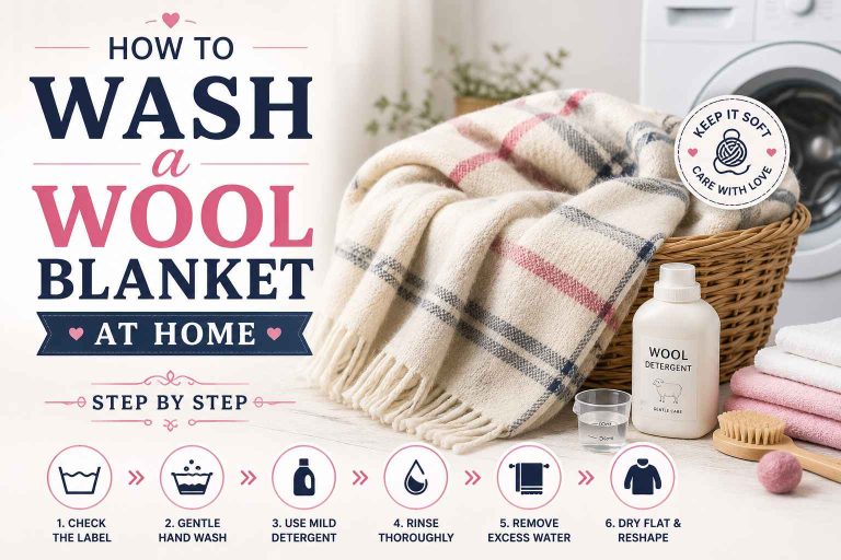 How to Wash a Wool Blanket at Home: Step by Step