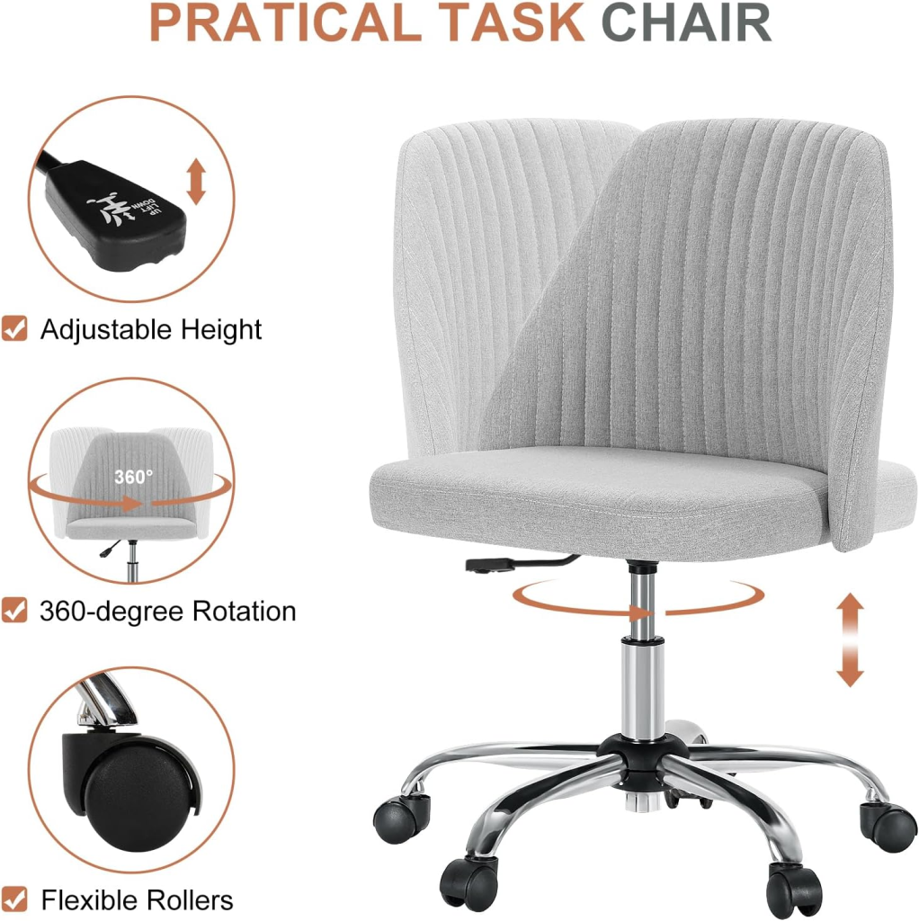 DUMOS Office Chair Rolling Swivel Task Chair