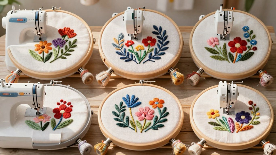 My Top 6 Picks for Embroidery Sewing Machines