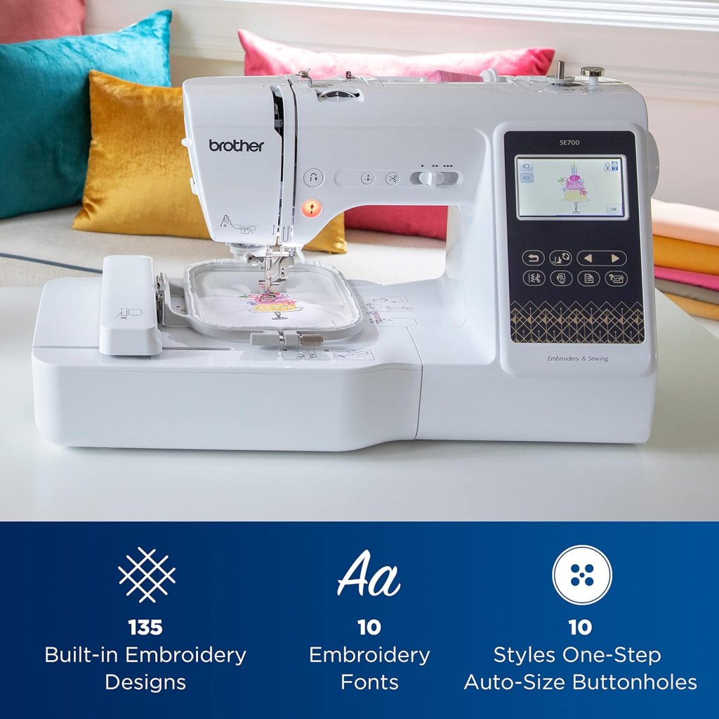 
Brother SE700 Sewing and Embroidery Machine