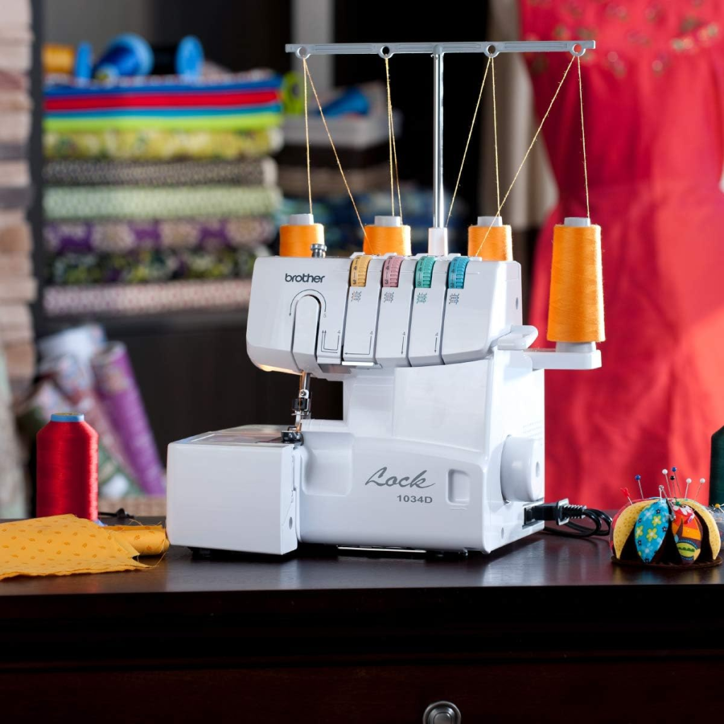 
Brother Serger, 1034D, Heavy-Duty Metal Frame Overlock Machine