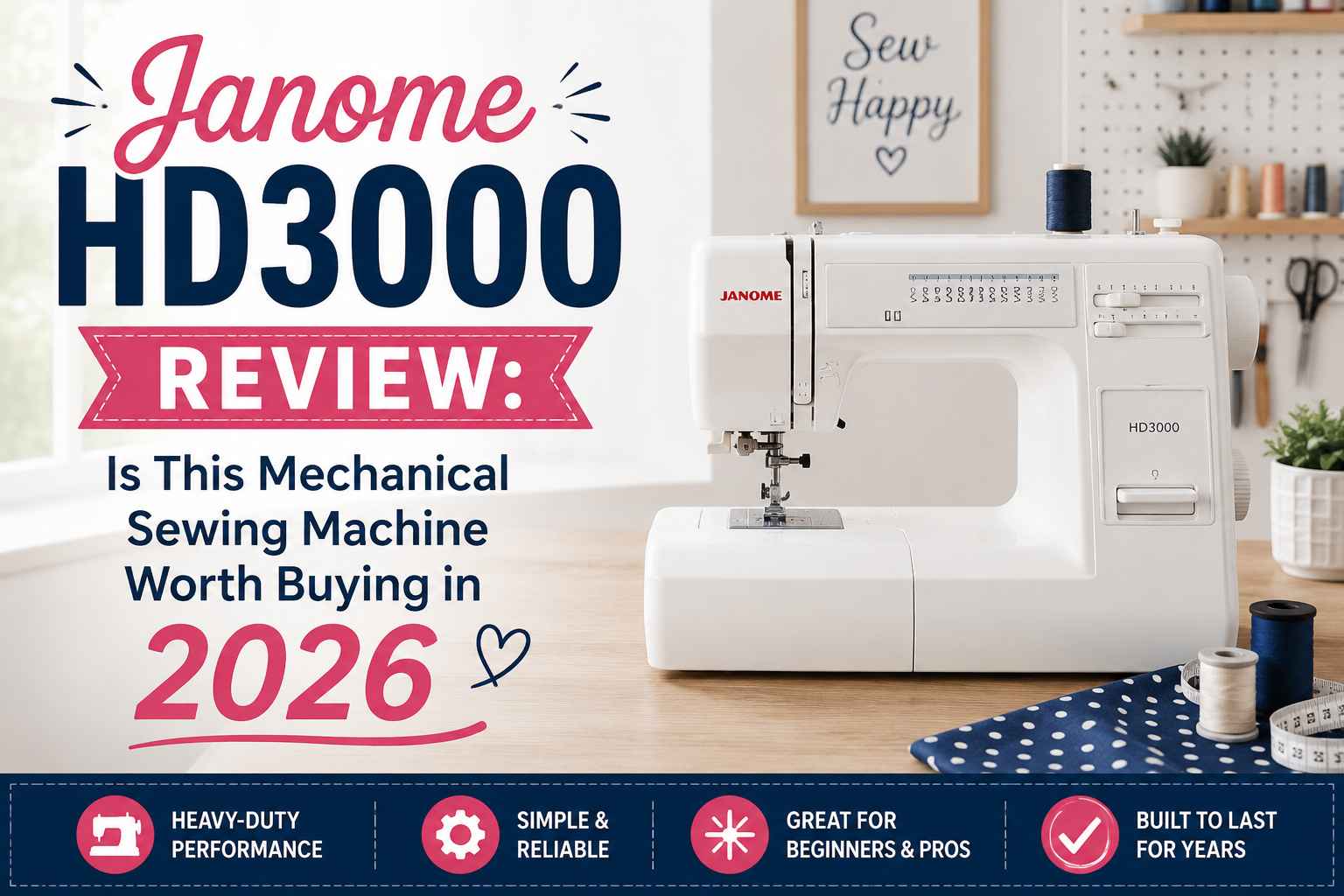 Janome HD3000 Review