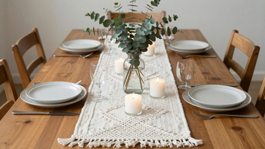 How to Style Your Macrame Table Runner