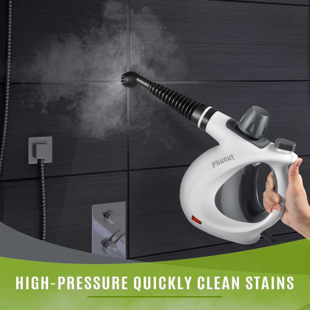 Phueut Pressurized Handheld Multi-Surface Natural Steam Cleaner