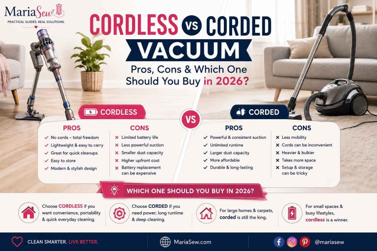 Cordless vs Corded Vacuum Pros, Cons & Which One Should You Buy in 2026?