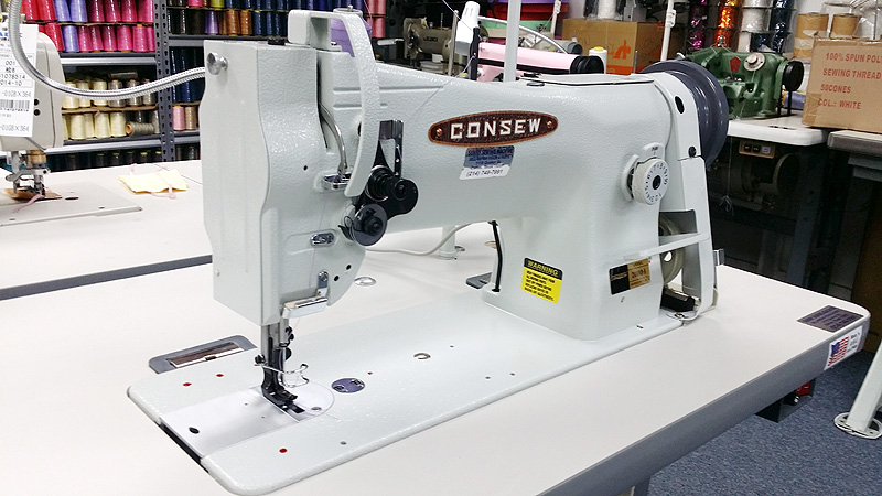 Consew 206RB-5 - Best Industrial Sewing Machine for Upholstery, Leather & Canvas