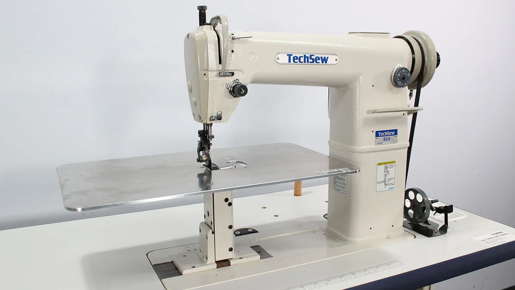 What Is the Techsew 810 Post-Bed Roller-Foot Industrial Sewing Machine?